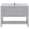 Modern Fittings Winterfell 48" Single Bath Vanity with Calacatta Quartz Top and Square Sink