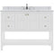 Modern Fittings Winterfell 48" Single Bath Vanity with Calacatta Quartz Top and Square Sink