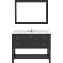 Modern Fittings Winterfell 48" Single Bath Vanity with Cultured Marble Quartz Top and Round Sink