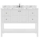 Modern Fittings Winterfell 48" Single Bath Vanity with Cultured Marble Quartz Top and Round Sink