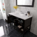 Modern Fittings Winterfell 48" Single Bath Vanity with Cultured Marble Quartz Top and Square Sink