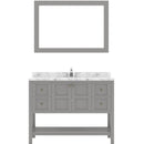 Modern Fittings Winterfell 48" Single Bath Vanity with Cultured Marble Quartz Top and Square Sink