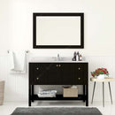 Modern Fittings Winterfell 48" Single Bath Vanity with Dazzle White Quartz Top and Round Sink