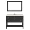 Modern Fittings Winterfell 48" Single Bath Vanity with Dazzle Quartz Top and Square Sink Faucet