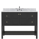 Modern Fittings Winterfell 48" Single Bath Vanity with Marble Top and Round Sink