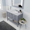 Modern Fittings Winterfell 48" Single Bath Vanity with Marble Top and Round Sink