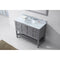 Modern Fittings Winterfell 48" Single Bath Vanity with Marble Top and Round Sink