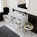 Modern Fittings Winterfell 48" Single Bath Vanity with Marble Top and Round Sink