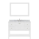 Modern Fittings Winterfell 48" Single Bath Vanity with Marble Top and Round Sink