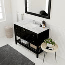 Modern Fittings Winterfell 48" Single Bath Vanity with Marble Top and Square Sink