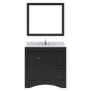 Modern Fittings Elise 36" Single Bath Vanity with Calacatta Quartz Top and Round Sink Faucet