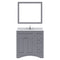 Modern Fittings Elise 36" Single Bath Vanity with Calacatta Quartz Top and Square Sink