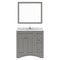 Modern Fittings Elise 36" Single Bath Vanity with Cultured Marble Quartz Top and Round Sink Faucet