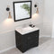 Modern Fittings Elise 36" Single Bath Vanity with Cultured Marble Quartz Top and Square Sink