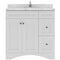 Modern Fittings Elise 36" Single Bath Vanity with Cultured Marble Quartz Top and Square Sink