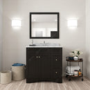 Modern Fittings Elise 36" Single Bath Vanity with Marble Top and Square Sink Faucet