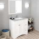 Modern Fittings Elise 36" Single Bath Vanity with Marble Top and Square Sink Faucet