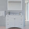 Modern Fittings Elise 48" Single Bath Vanity with Calacatta Quartz Top and Round Sink