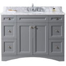 Modern Fittings Elise 48" Single Bath Vanity with Calacatta Quartz Top and Square Sink