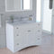 Modern Fittings Elise 48" Single Bath Vanity with Calacatta Quartz Top and Square Sink