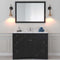 Modern Fittings Elise 48" Single Bath Vanity with Cultured Marble Quartz Top and Square Sink