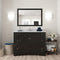 Modern Fittings Elise 48" Single Bath Vanity with White Marble Top and Round Sink