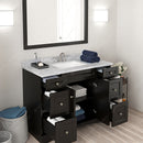 Modern Fittings Elise 48" Single Bath Vanity with Marble Top and Square Sink