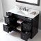 Modern Fittings Elise 48" Single Bath Vanity with Marble Top and Square Sink Faucet