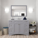 Modern Fittings Elise 48" Single Bath Vanity with Marble Top and Square Sink