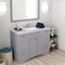 Modern Fittings Elise 48" Single Bath Vanity with Marble Top and Square Sink