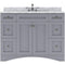 Modern Fittings Elise 48" Single Bath Vanity with Marble Top and Square Sink