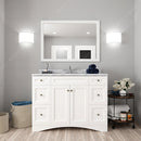 Modern Fittings Elise 48" Single Bath Vanity with Marble Top and Square Sink