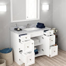 Modern Fittings Elise 48" Single Bath Vanity with Marble Top and Square Sink