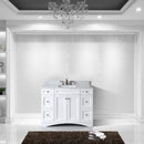 Modern Fittings Elise 48" Single Bath Vanity with Marble Top and Square Sink