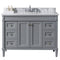 Modern Fittings Tiffany 48" Single Bath Vanity with Marble Top and Round Sink