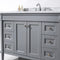 Modern Fittings Tiffany 48" Single Bath Vanity with Marble Top and Square Sink