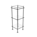 Allied Brass Three Tier Etagere with 14 Inch x 14 Inch Shelves ET-14X143TGL-GYM