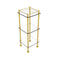 Allied Brass Three Tier Etagere with 14 Inch x 14 Inch Shelves ET-14X143TGL-PB