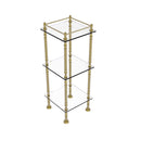 Allied Brass Three Tier Etagere with 14 Inch x 14 Inch Shelves ET-14X143TGL-UNL