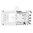 Ella's Bubbles Ultimate Acrylic Walk-In Spa Bath with Foot Massage