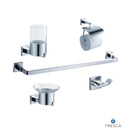 Fresca Glorioso 5-Piece Bathroom Accessory Set - Chrome FAC1100