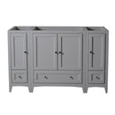 Fresca Oxford 54" Gray Traditional Bathroom Cabinets FCB20-123012GR