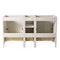 Fresca Oxford 60" Antique White Traditional Double Sink Bathroom Cabinets FCB20-241224AW