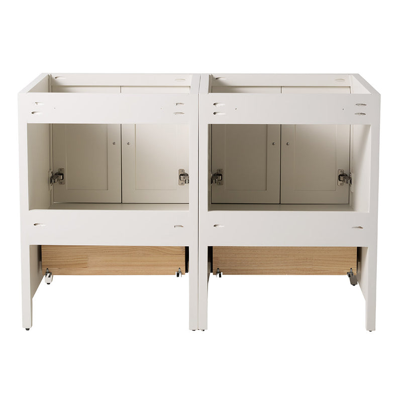 Fresca Oxford 48" Antique White Traditional Double Sink Bathroom Cabinets FCB20-2424AW