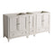 Fresca Oxford 71" Antique White Traditional Double Sink Bathroom Cabinets FCB20-301230AW