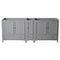 Fresca Oxford 83" Gray Traditional Double Sink Bathroom Cabinets FCB20-361236GR