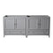 Fresca Oxford 71" Gray Traditional Double Sink Bathroom Cabinets FCB20-3636GR