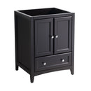 Fresca Oxford 24" Espresso Traditional Bathroom Cabinet FCB2024ES