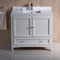 Fresca Oxford 36" Antique White Traditional Bathroom Cabinet with Top and Sink FCB2036AW-CWH-U