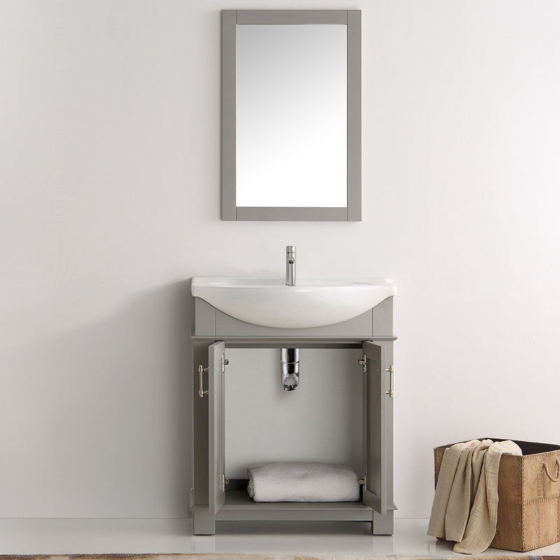 Fresca Hartford 30" Gray Traditional Bathroom Vanity FCB2303GR-I